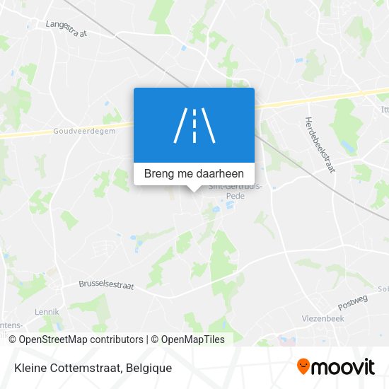 Kleine Cottemstraat kaart