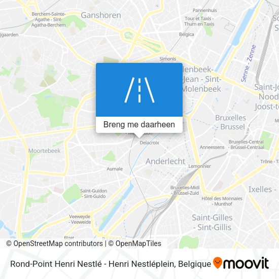Rond-Point Henri Nestlé - Henri Nestléplein kaart