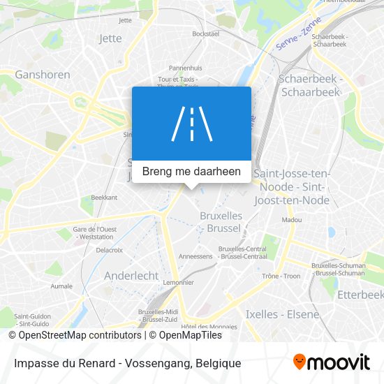 Impasse du Renard - Vossengang kaart