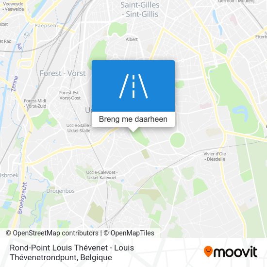 Rond-Point Louis Thévenet - Louis Thévenetrondpunt kaart