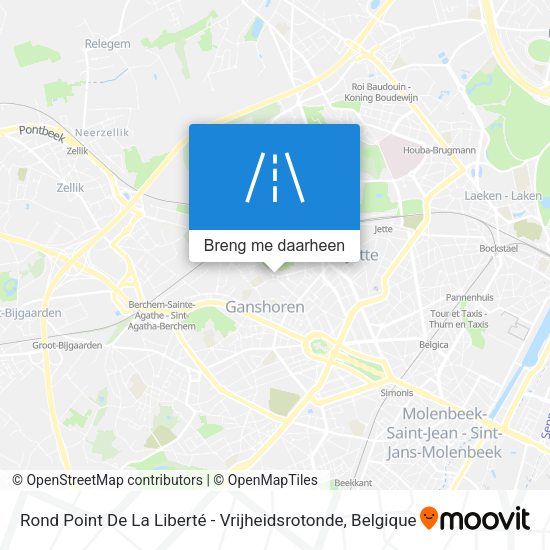 Rond Point De La Liberté - Vrijheidsrotonde kaart