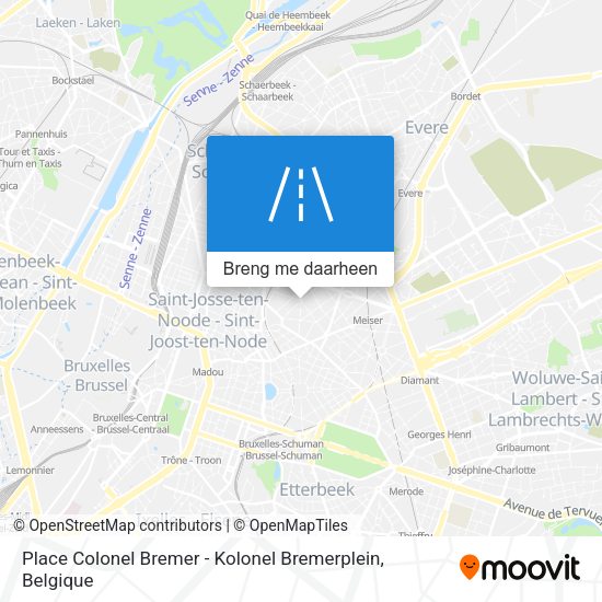 Place Colonel Bremer - Kolonel Bremerplein kaart