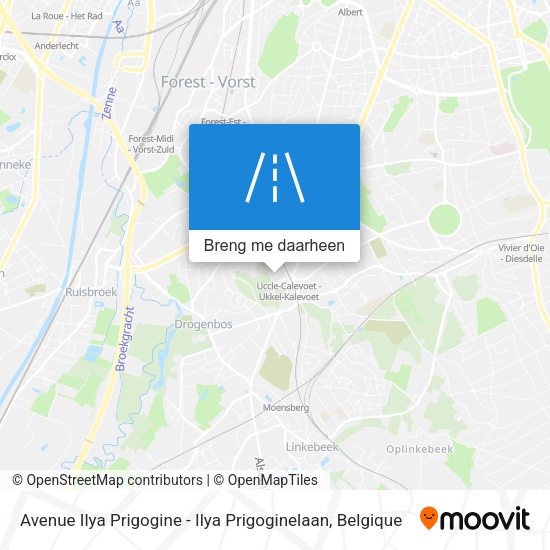 Avenue Ilya Prigogine - Ilya Prigoginelaan kaart