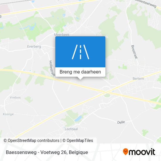 Baessensweg - Voetweg 26 kaart