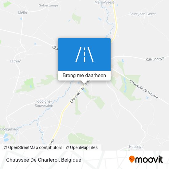 Chaussée De Charleroi kaart