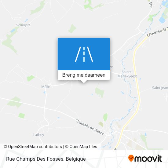 Rue Champs Des Fosses kaart