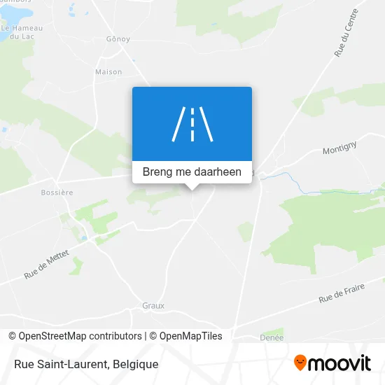 Rue Saint-Laurent kaart