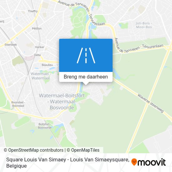 Square Louis Van Simaey - Louis Van Simaeysquare kaart