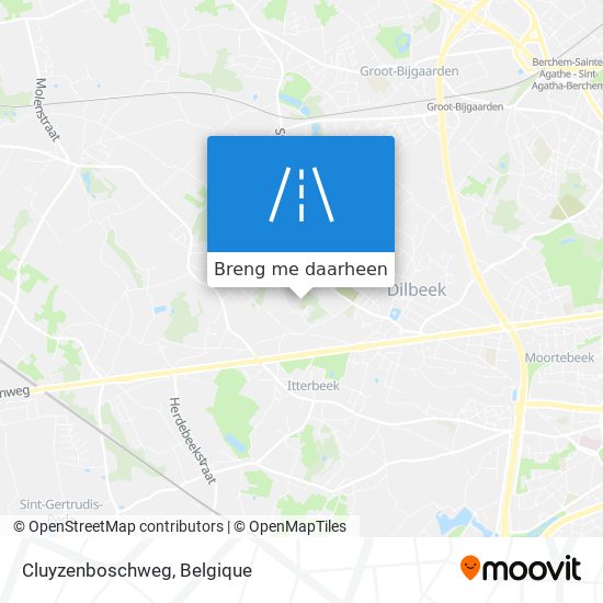 Cluyzenboschweg kaart