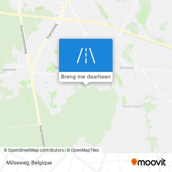 Milseweg kaart