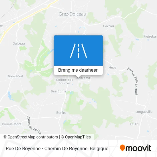 Rue De Royenne - Chemin De Royenne kaart