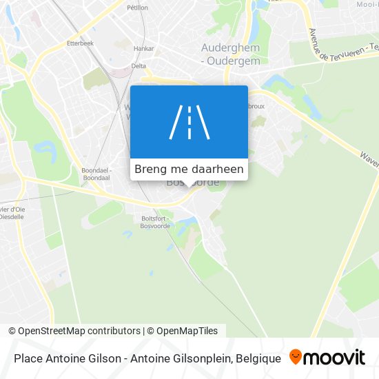 Place Antoine Gilson - Antoine Gilsonplein kaart