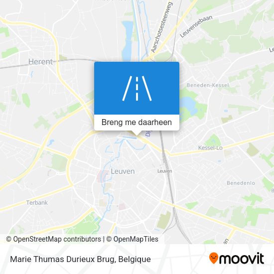Marie Thumas Durieux Brug kaart