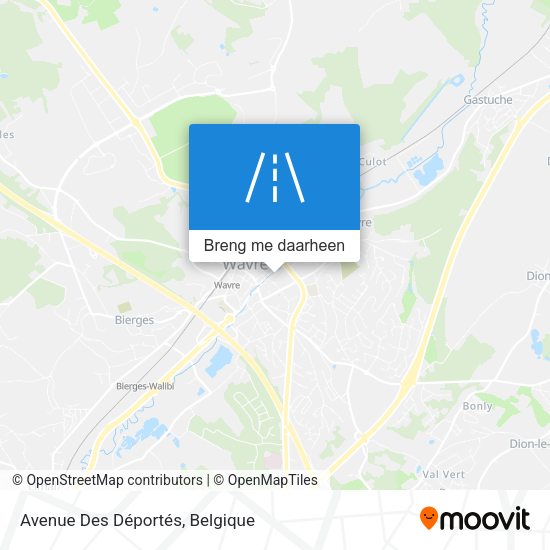 Avenue Des Déportés kaart