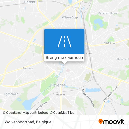 Wolvenpoortpad kaart