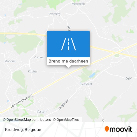 Kruidweg kaart