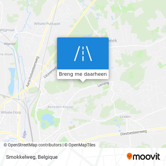 Smokkelweg kaart