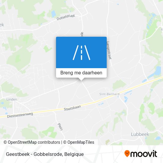 Geestbeek - Gobbelsrode kaart