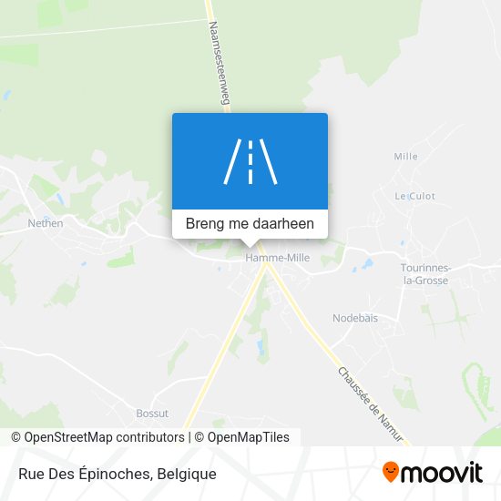 Rue Des Épinoches kaart