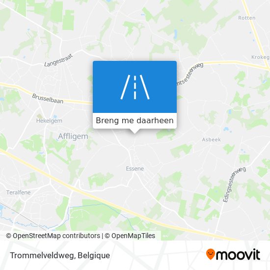 Trommelveldweg kaart