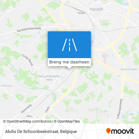 Abdis De Schoonbeekstraat kaart