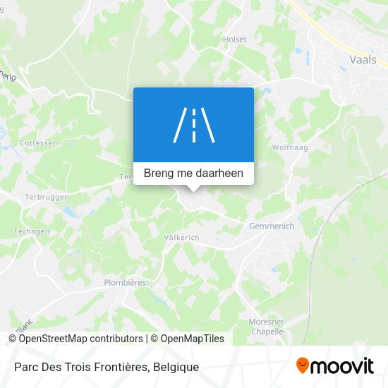 Parc Des Trois Frontières kaart