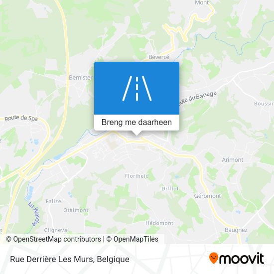 Rue Derrière Les Murs kaart