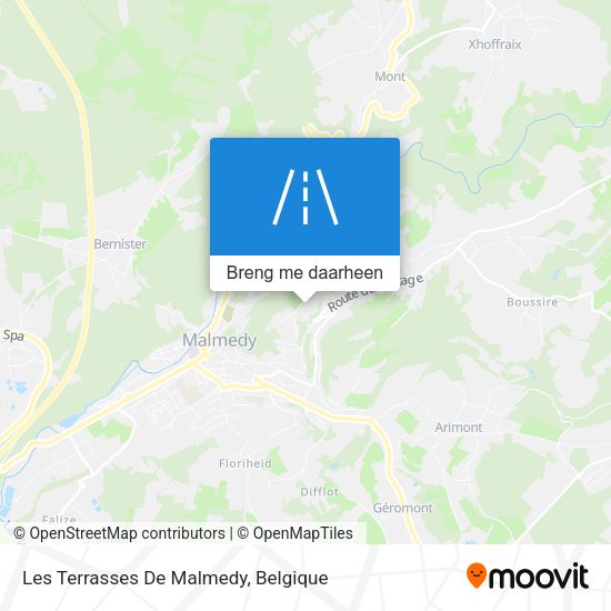 Les Terrasses De Malmedy kaart
