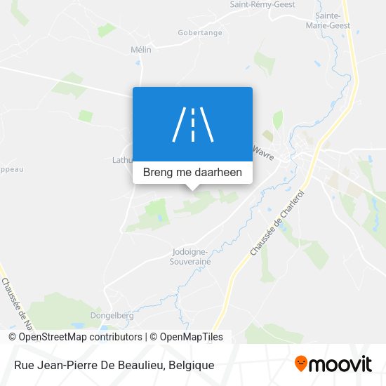 Rue Jean-Pierre De Beaulieu kaart