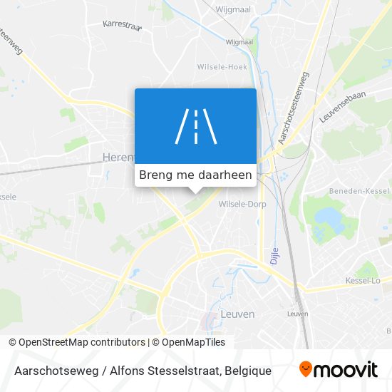 Aarschotseweg / Alfons Stesselstraat kaart