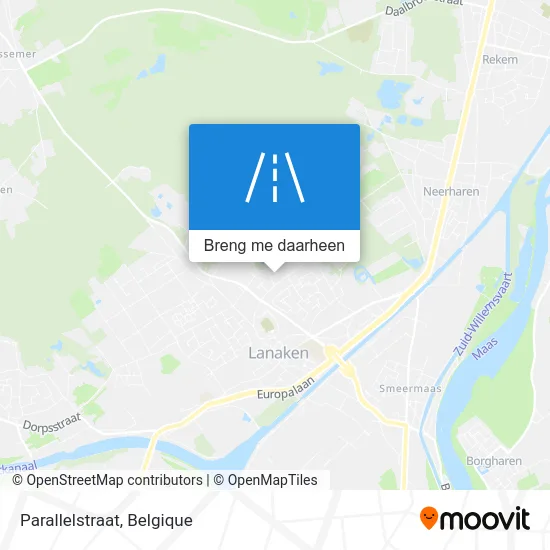 Parallelstraat kaart