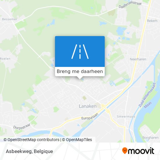 Asbeekweg kaart