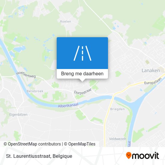 St. Laurentiusstraat kaart