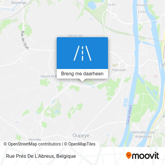Rue Prés De L'Abreux kaart
