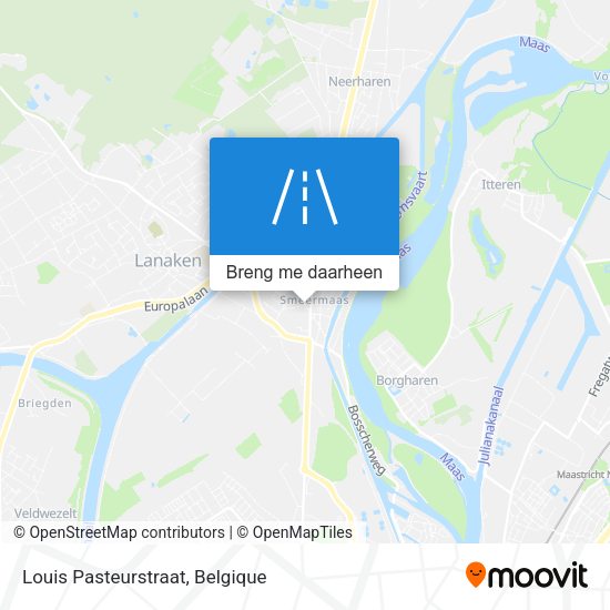 Louis Pasteurstraat kaart