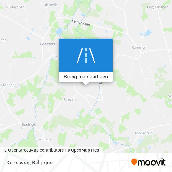 Kapelweg kaart