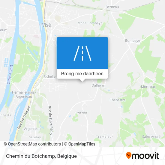 Chemin du Botchamp kaart