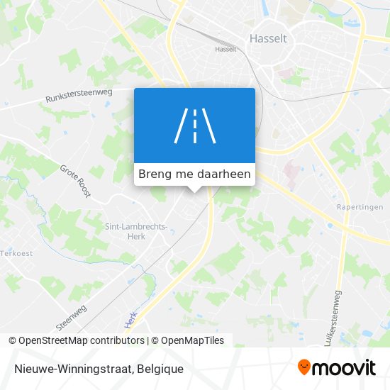 Nieuwe-Winningstraat kaart
