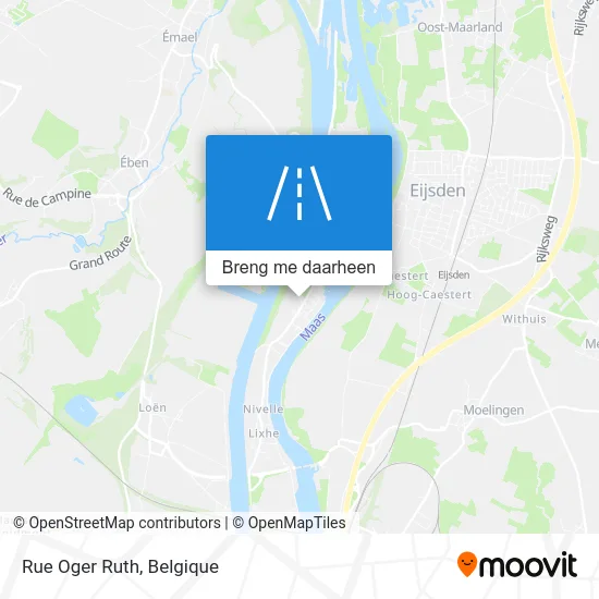 Rue Oger Ruth kaart
