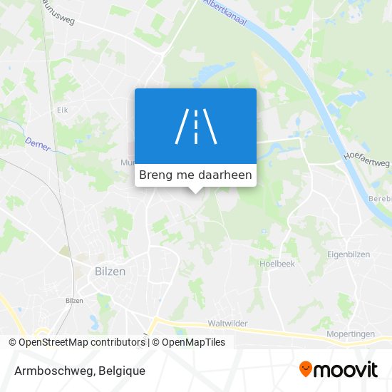 Armboschweg kaart