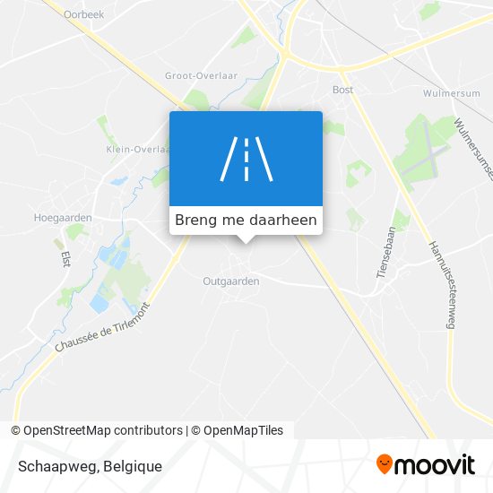 Schaapweg kaart