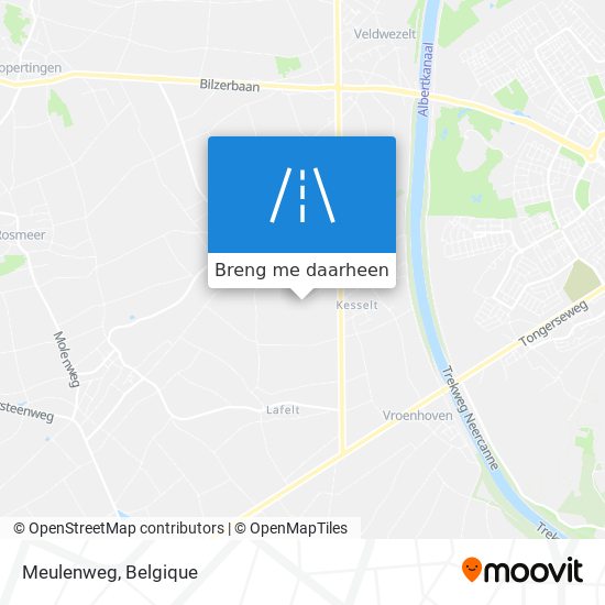 Meulenweg kaart