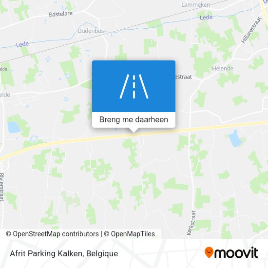 Afrit Parking Kalken kaart