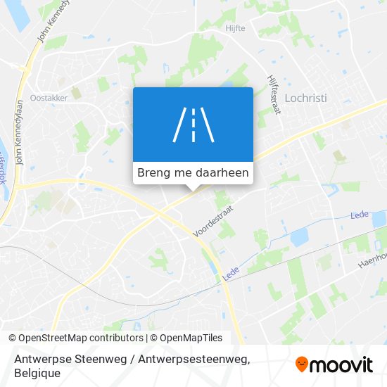 Antwerpse Steenweg / Antwerpsesteenweg kaart