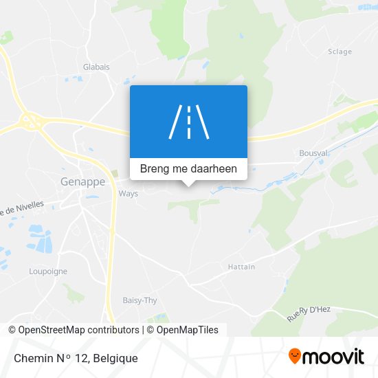 Chemin Nᵒ 12 kaart