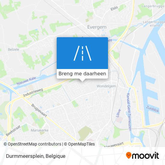 Durmmeersplein kaart