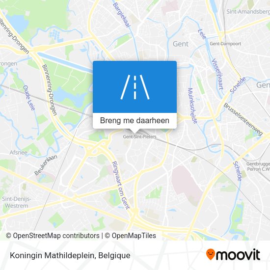 Koningin Mathildeplein kaart