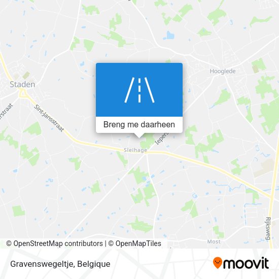 Gravenswegeltje kaart