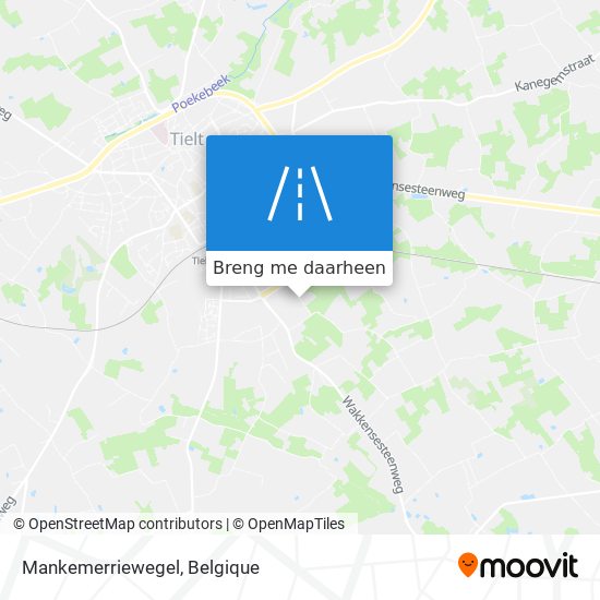 Mankemerriewegel kaart