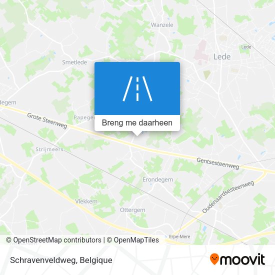 Schravenveldweg kaart